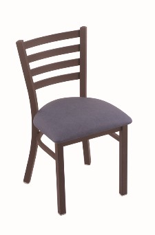Jackie 18" dining chair shown with bronze,optional ReiBay seat.