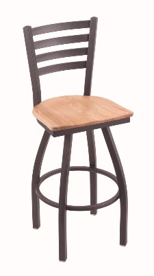 Big and tall metal swivel seat bar stools
