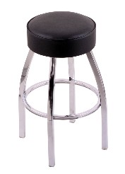 swivel metal bar, counter stool,  chrome; 25" or 30"