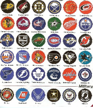 College, NHL or military logos available on bar stools and pub tables